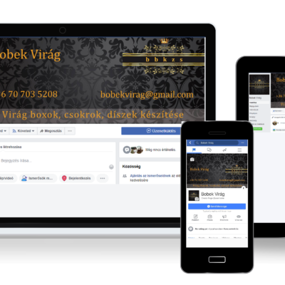 Facebook arculat tervezés - Bobek Virág